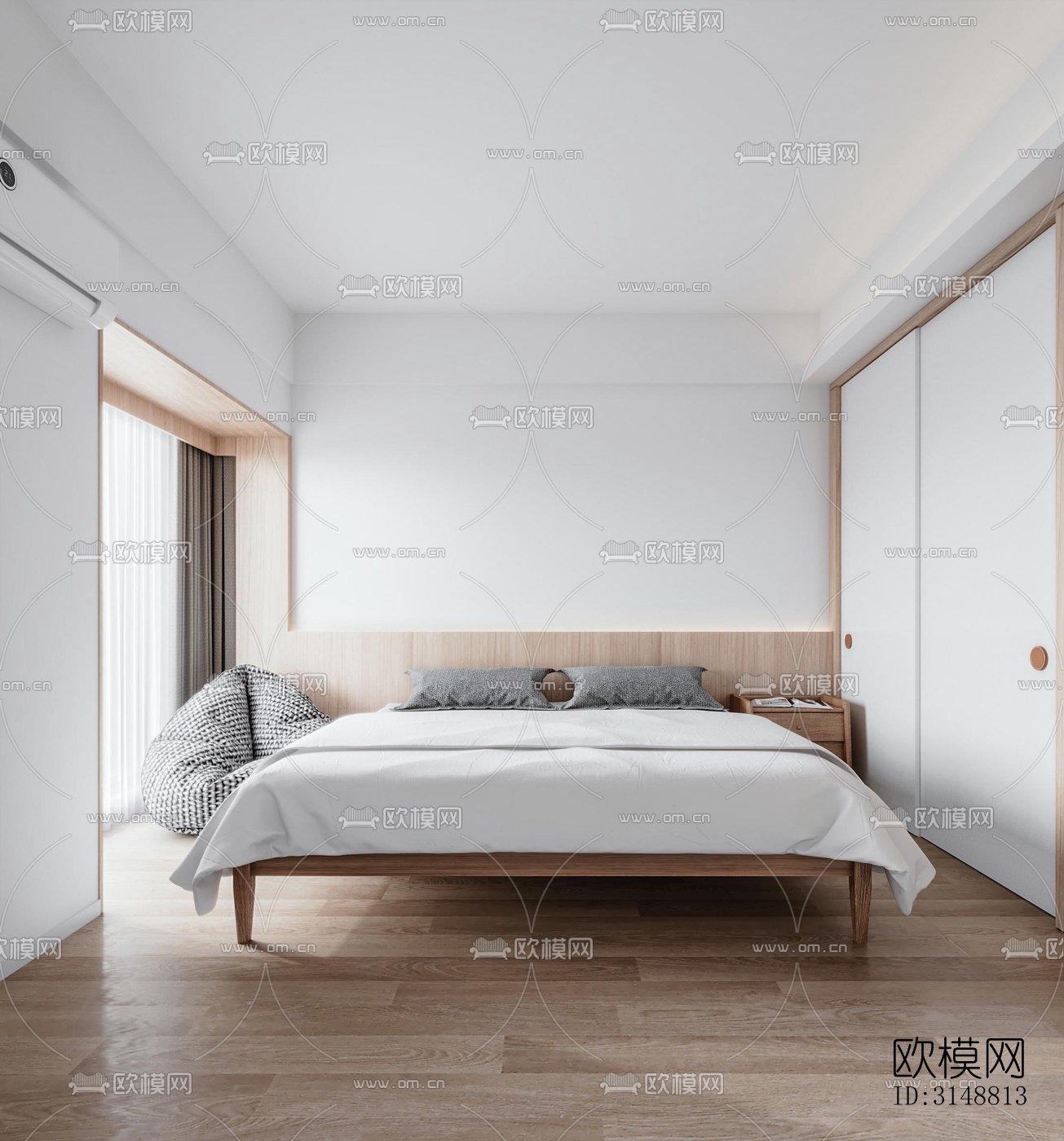 北欧平层效果图下载（渲染图10）