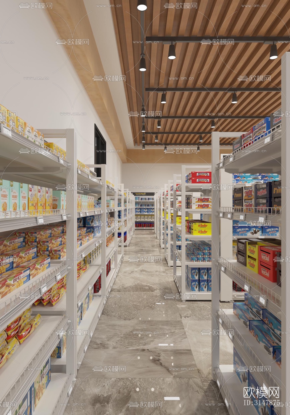 现代商业综合体效果图下载（渲染图3）