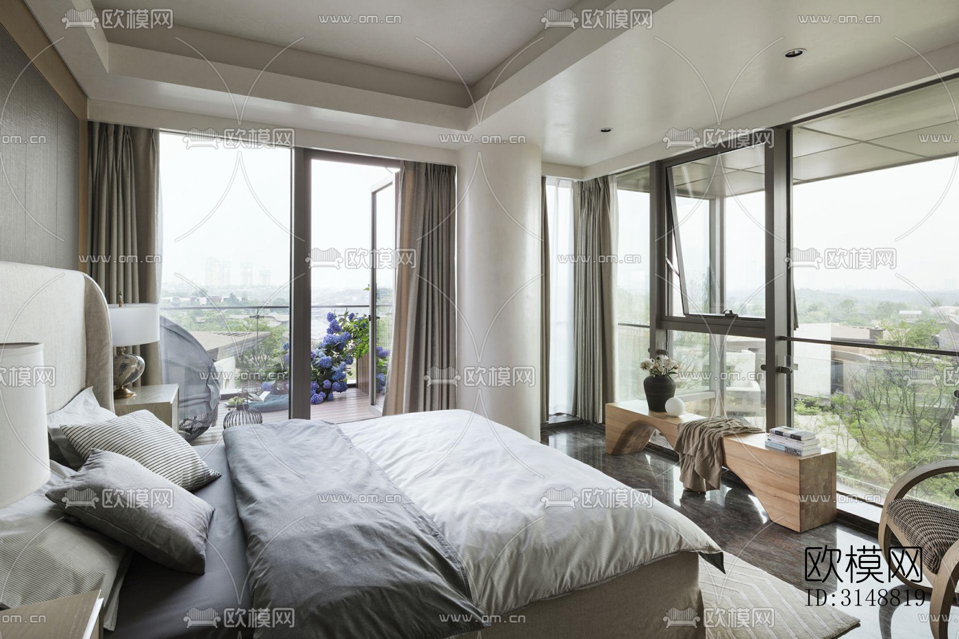 北欧平层效果图下载（渲染图19）