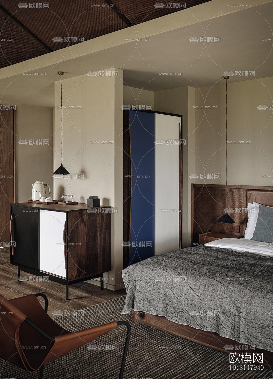 侘寂酒店民宿效果图下载（渲染图12）