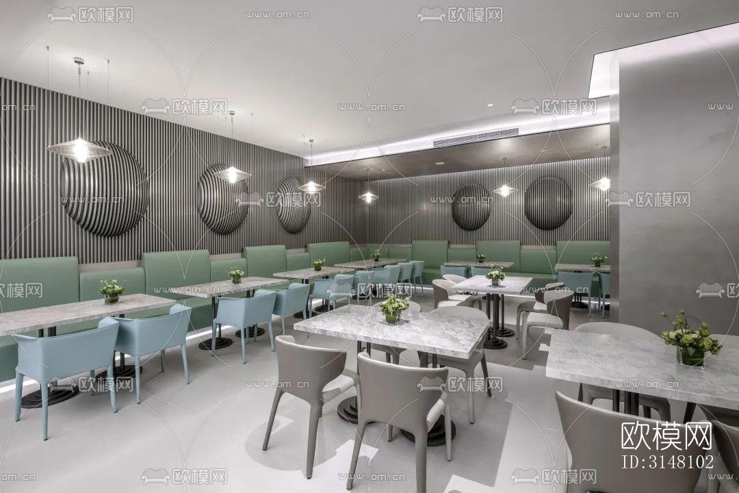 现代酒店民宿效果图下载（渲染图12）