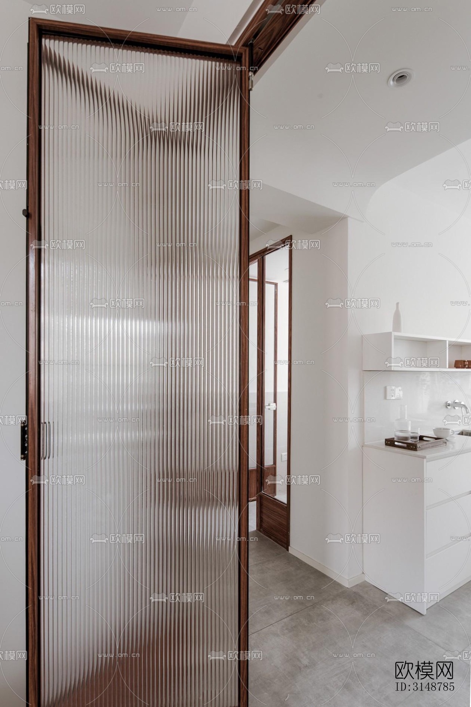 侘寂平层效果图下载（渲染图18）