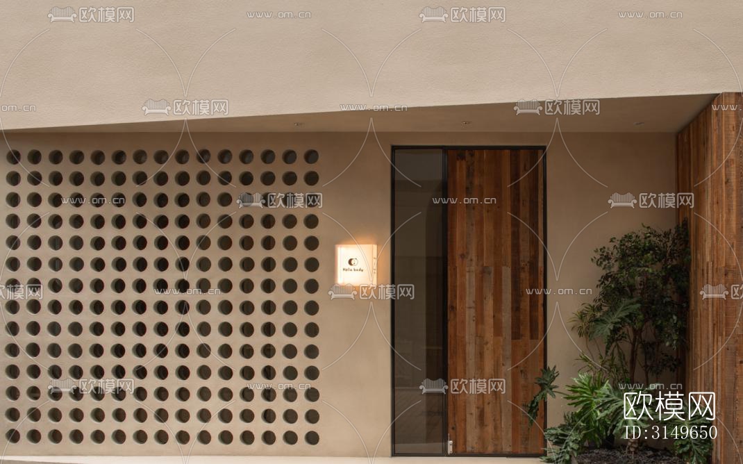 侘寂健身房效果图下载（渲染图16）