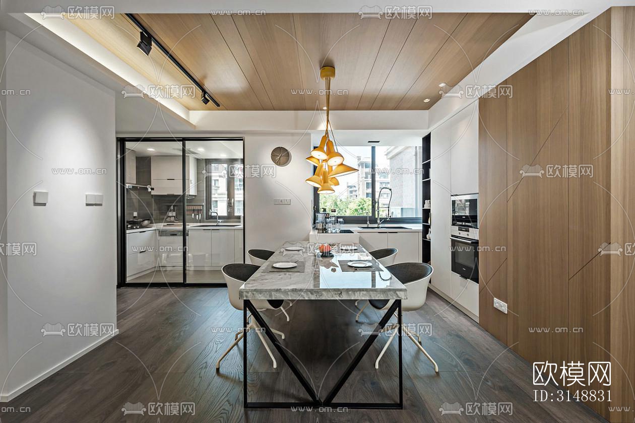 北欧平层效果图下载（渲染图20）