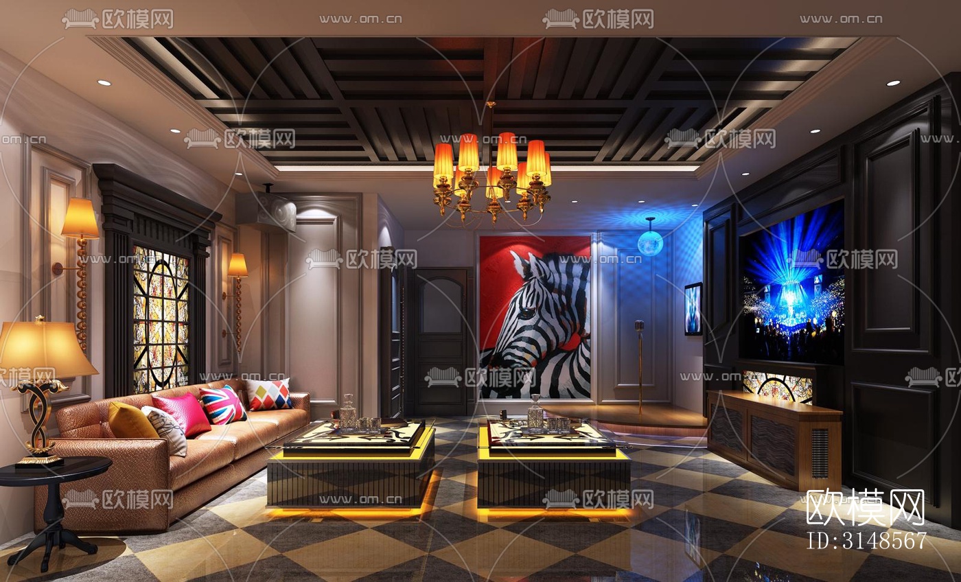 后现代酒吧效果图下载（渲染图10）