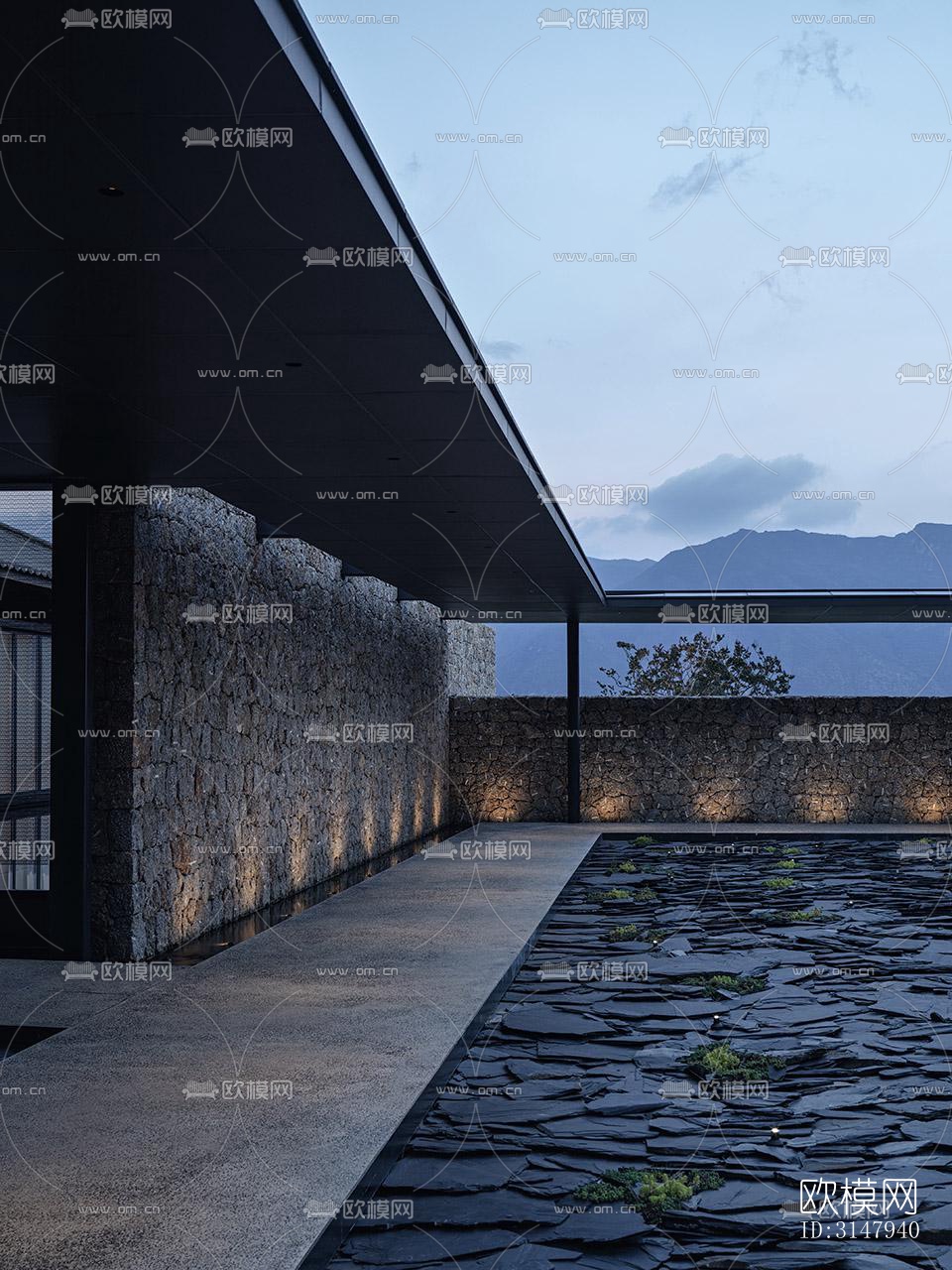 侘寂酒店民宿效果图下载（渲染图18）