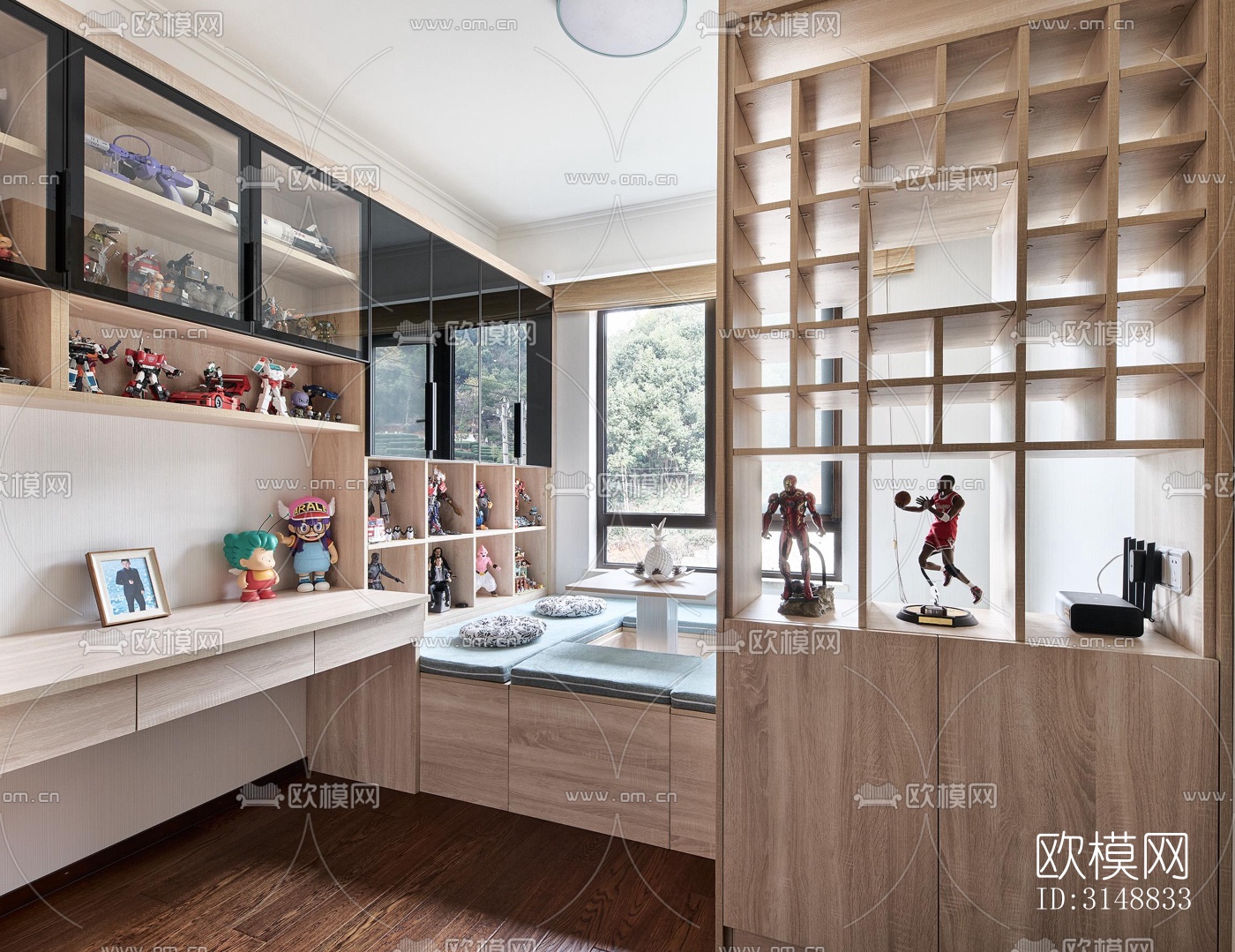 北欧平层效果图下载（渲染图9）