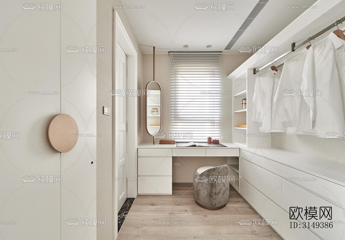 现代平层效果图下载（渲染图15）