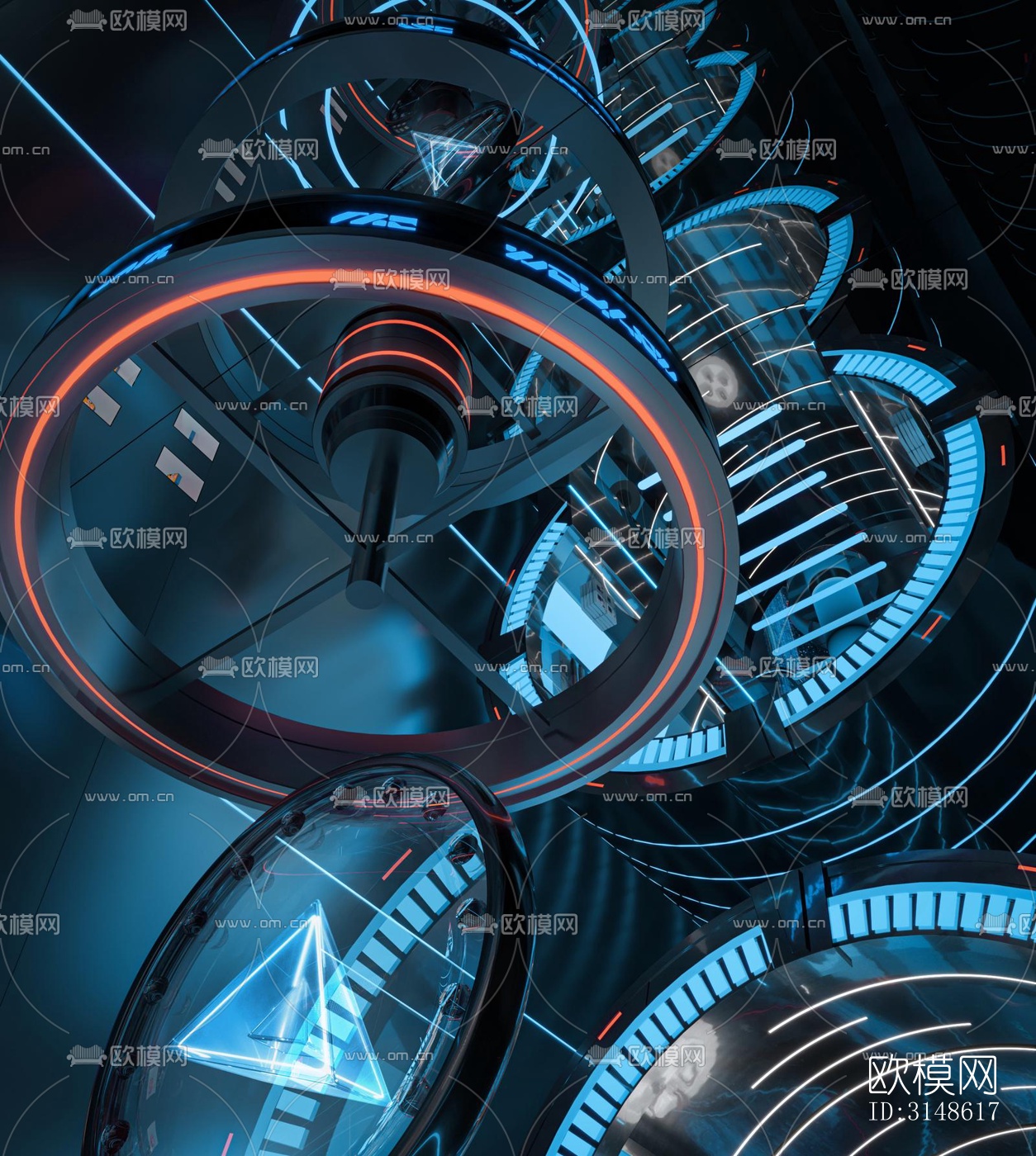 现代酒吧效果图下载（渲染图13）