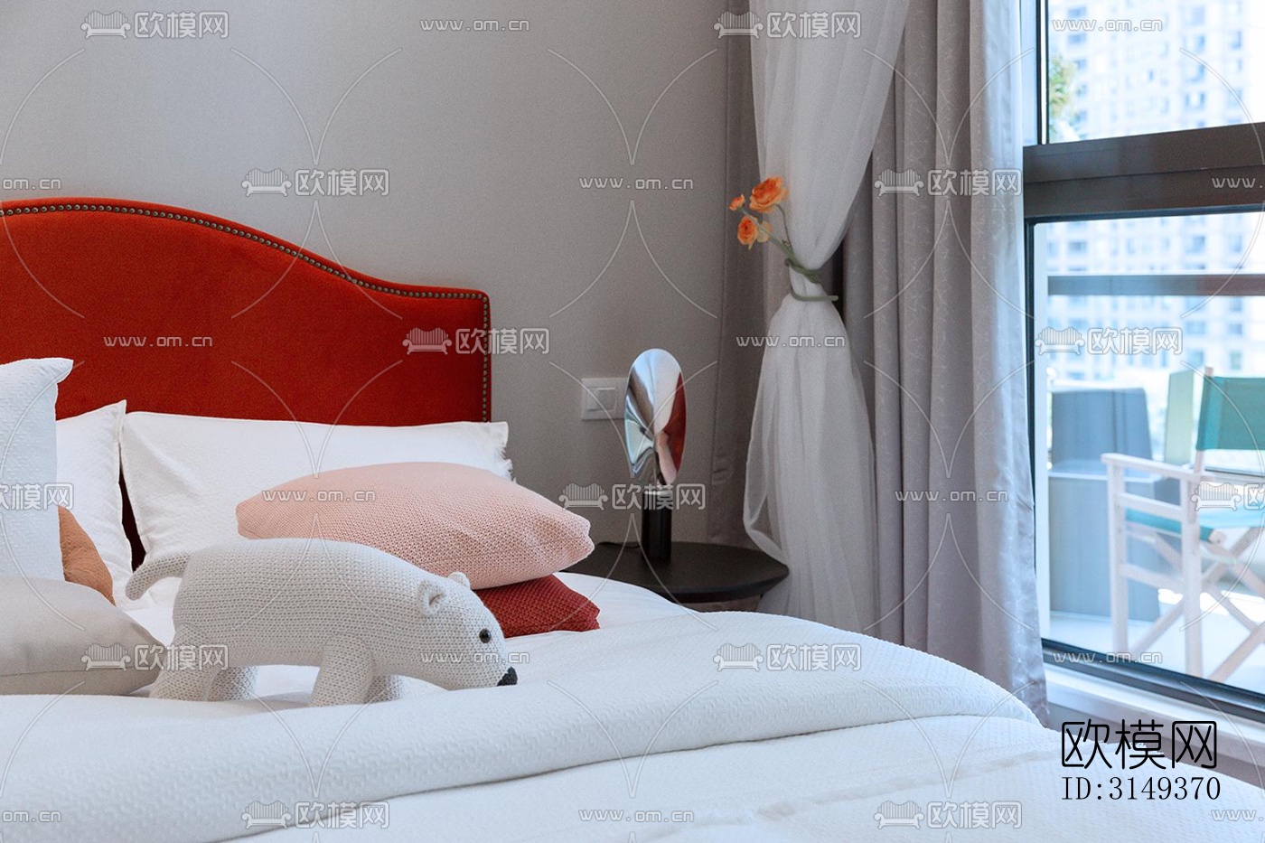 现代平层效果图下载（渲染图10）