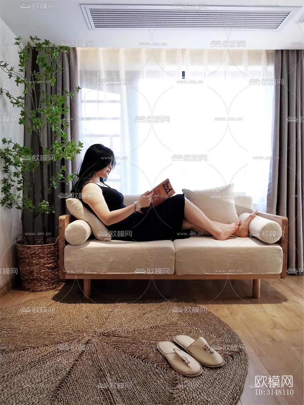 现代酒店民宿效果图下载（渲染图6）