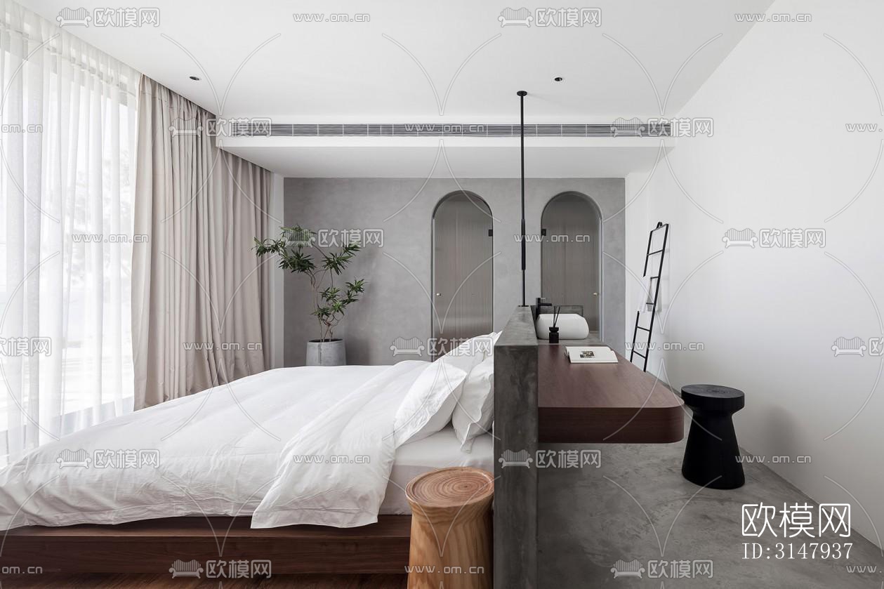 侘寂酒店民宿效果图下载（渲染图8）