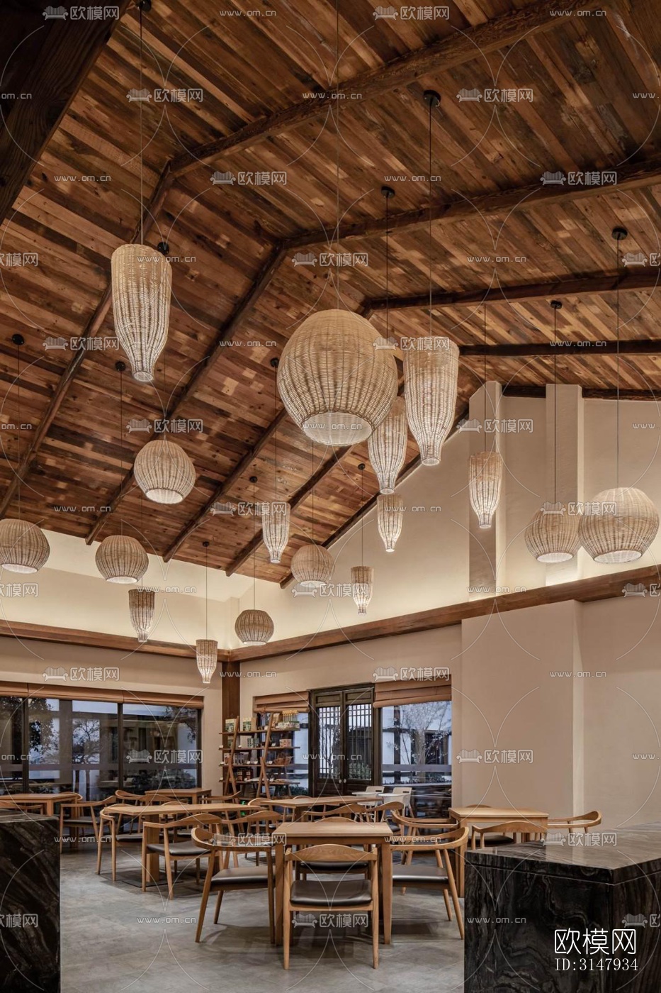 侘寂酒店民宿效果图下载（渲染图18）