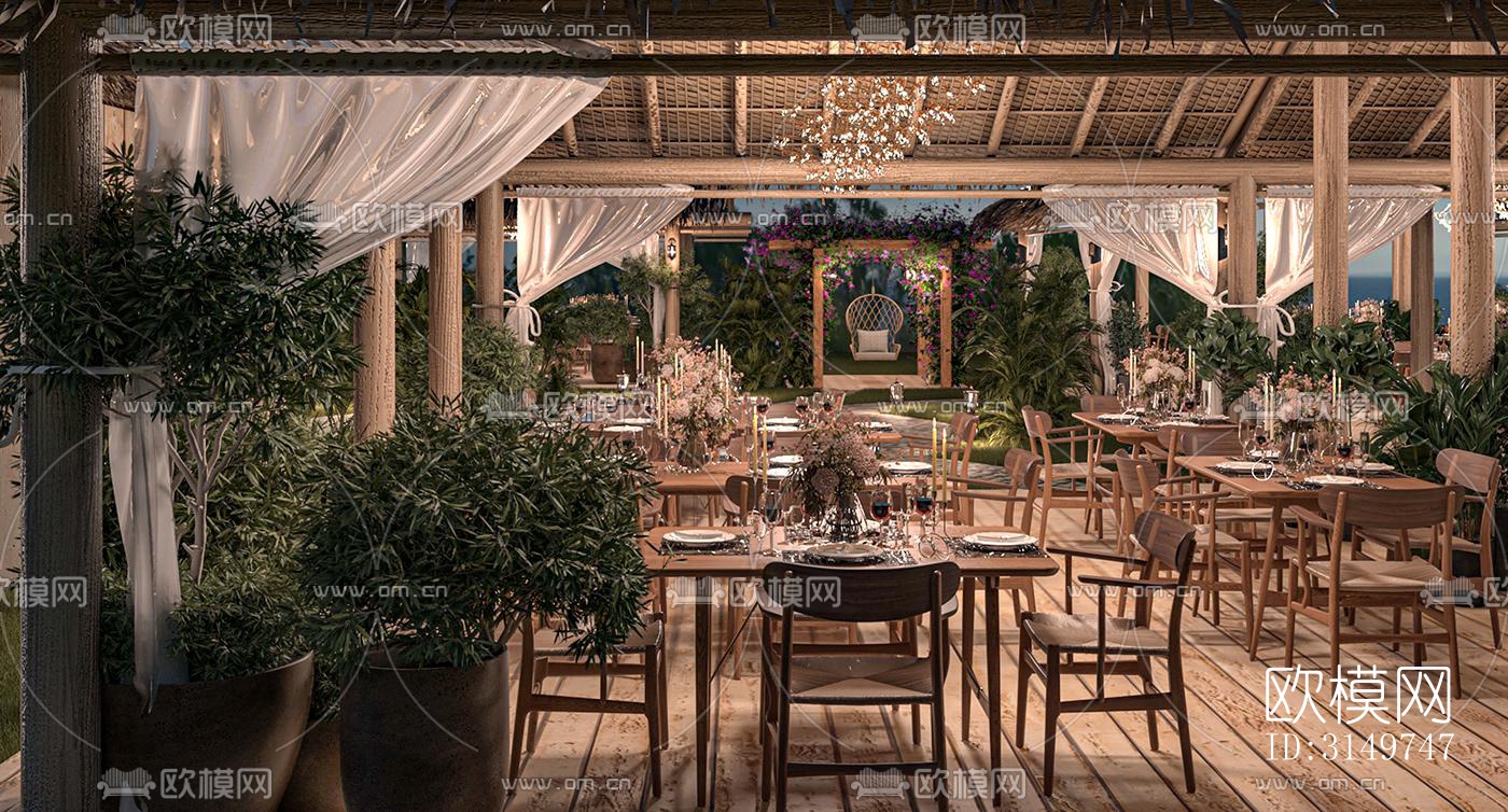 东南亚咖啡奶茶效果图下载（渲染图8）