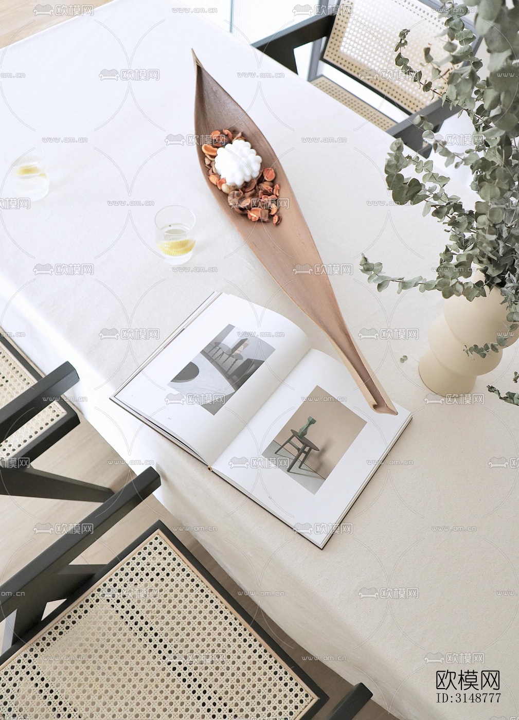 侘寂平层效果图下载（渲染图10）