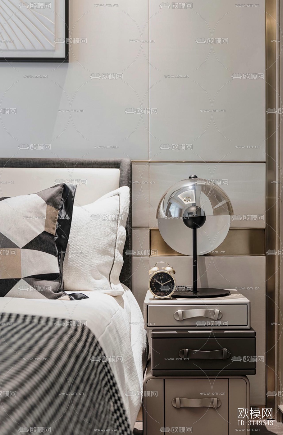 现代平层效果图下载（渲染图17）