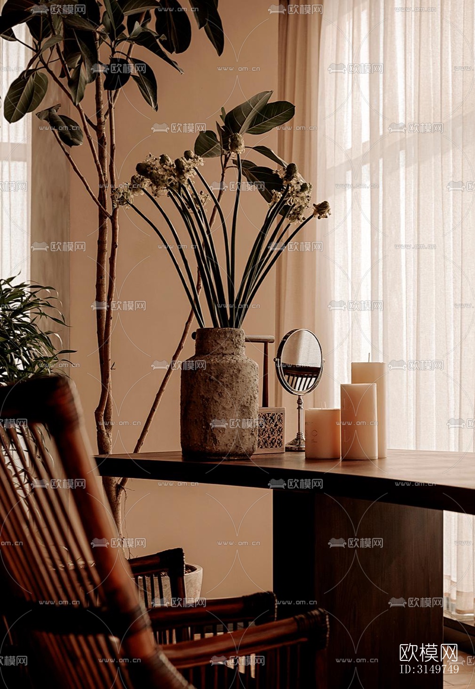 侘寂咖啡奶茶效果图下载（渲染图11）