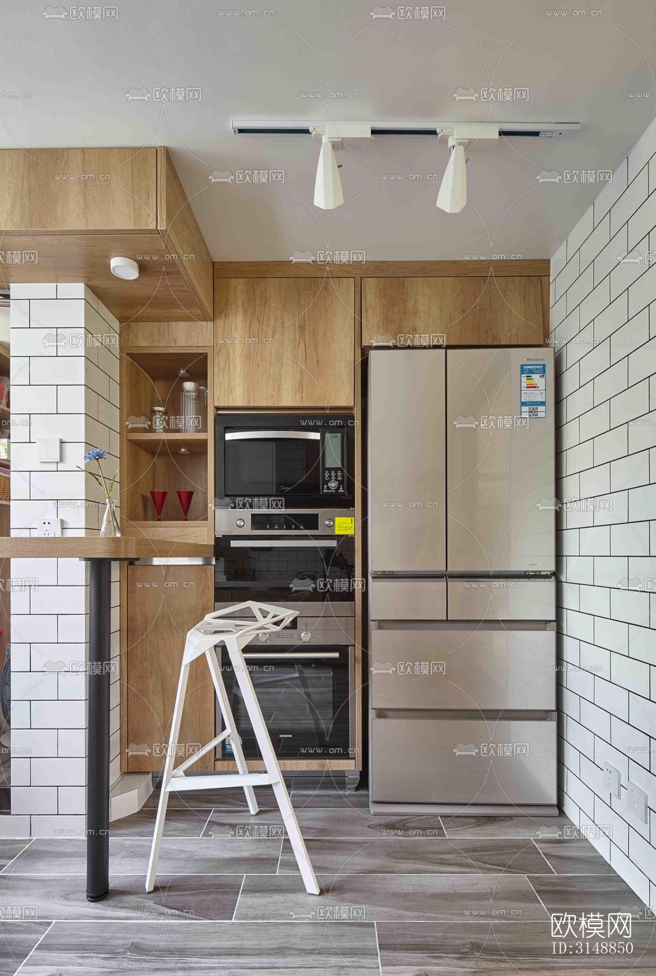 北欧平层效果图下载（渲染图9）