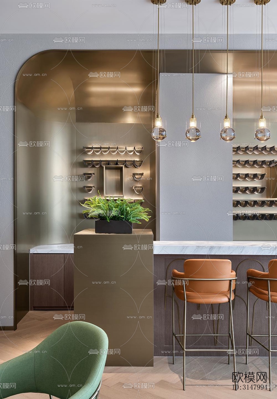 北欧酒店民宿效果图下载（渲染图7）