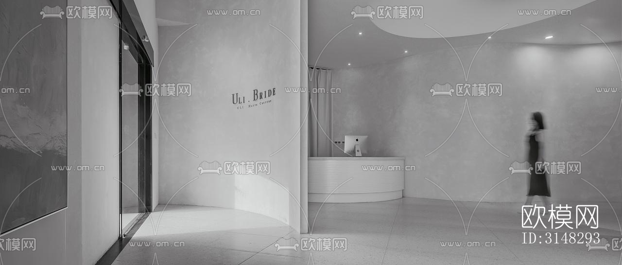 高级灰零售店铺效果图下载（渲染图7）