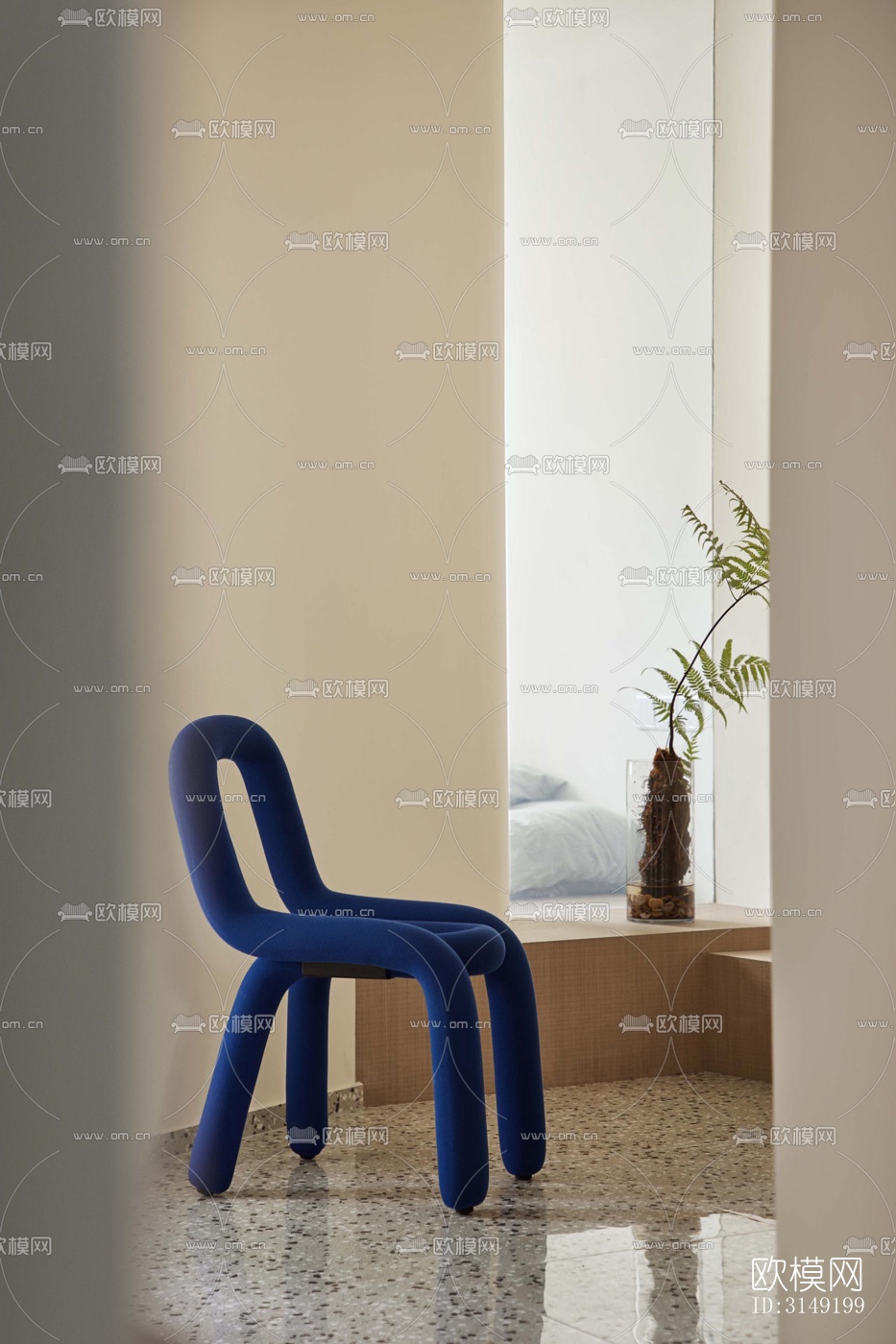 现代平层效果图下载（渲染图13）