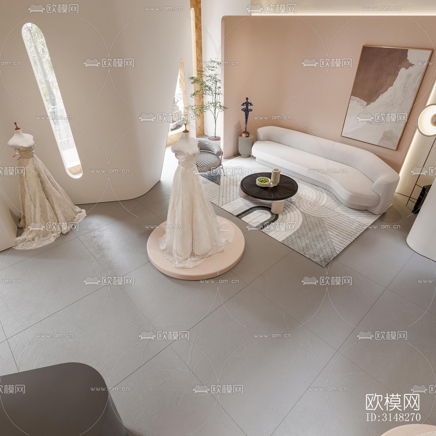 现代零售店铺效果图下载（渲染图1）