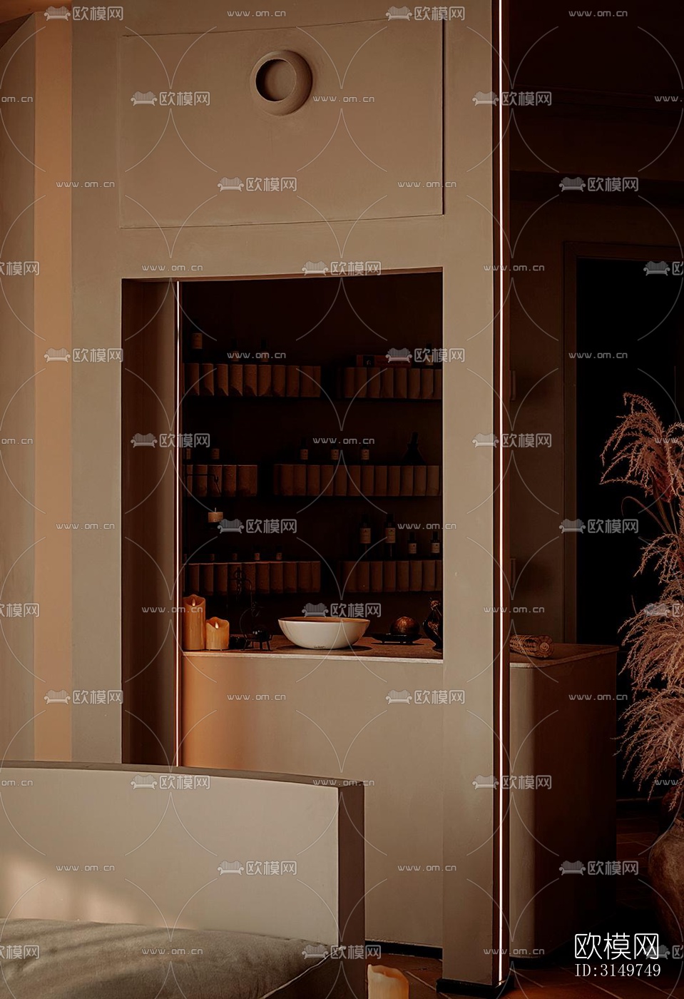 侘寂咖啡奶茶效果图下载（渲染图6）