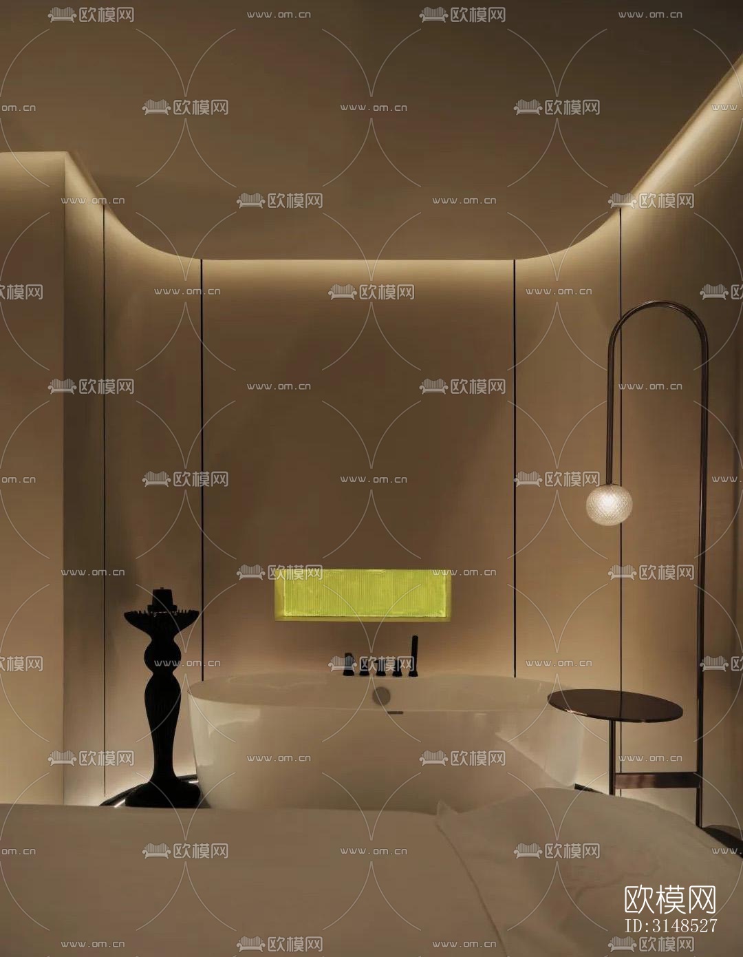 现代美容院效果图下载（渲染图13）