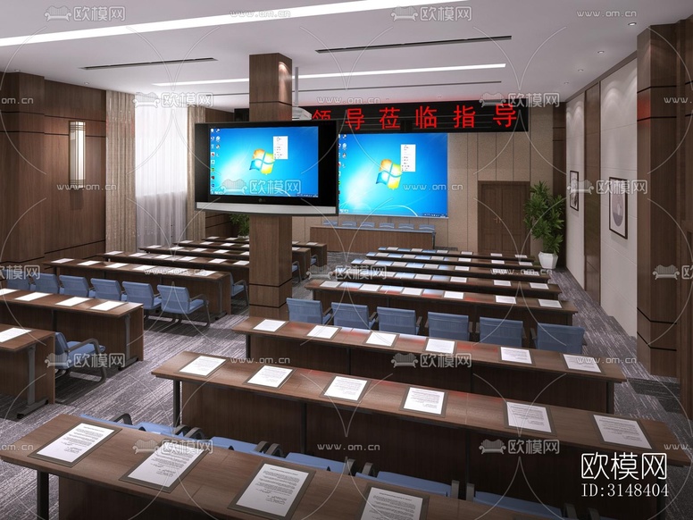 新中式養(yǎng)生會所效果圖下載(渲染圖4)