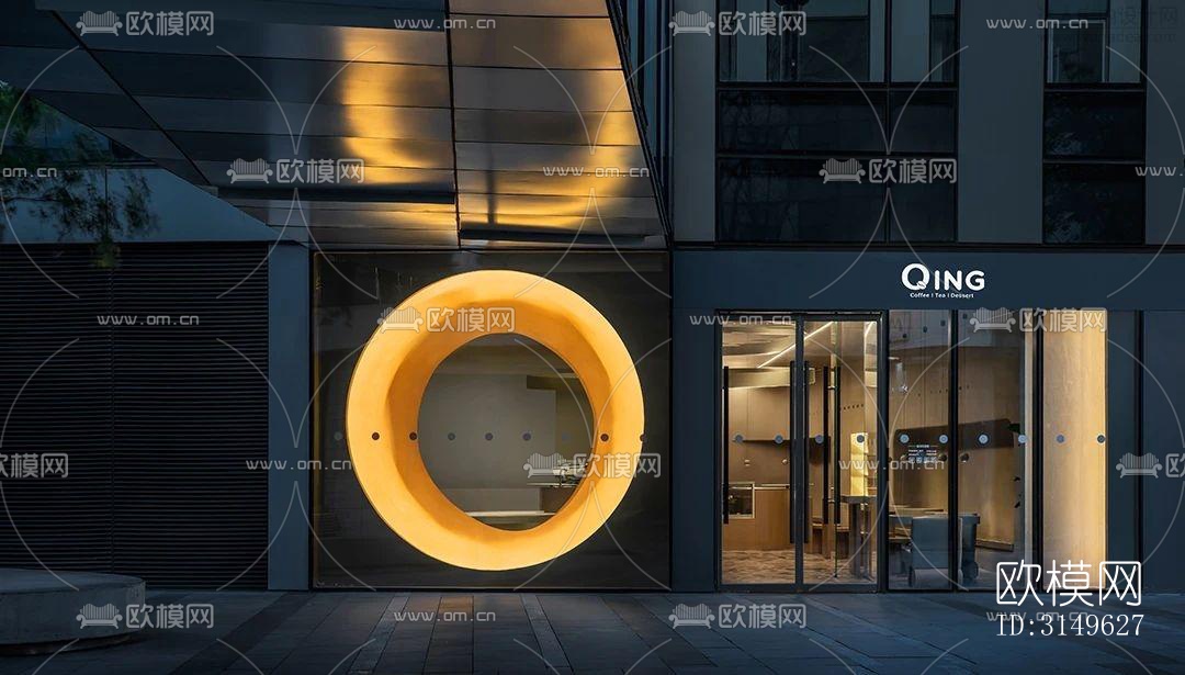 现代商业建筑效果图下载（渲染图1）