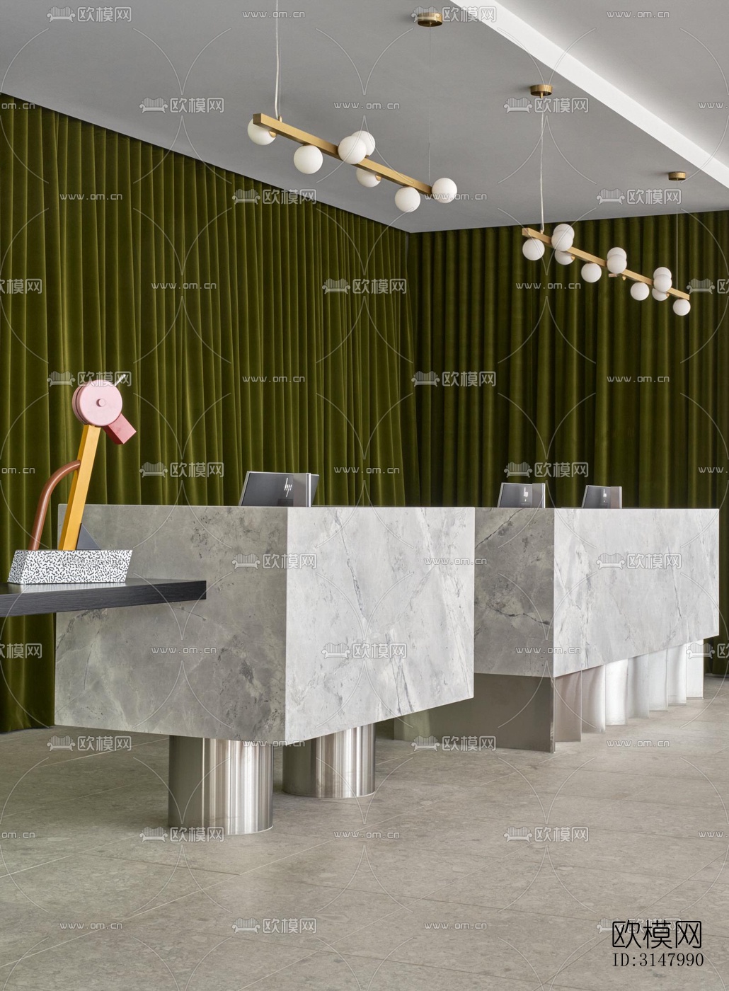 北欧酒店民宿效果图下载（渲染图1）