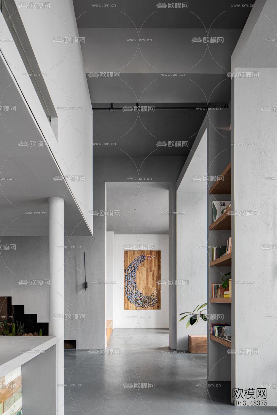 侘寂养生会所效果图下载（渲染图4）