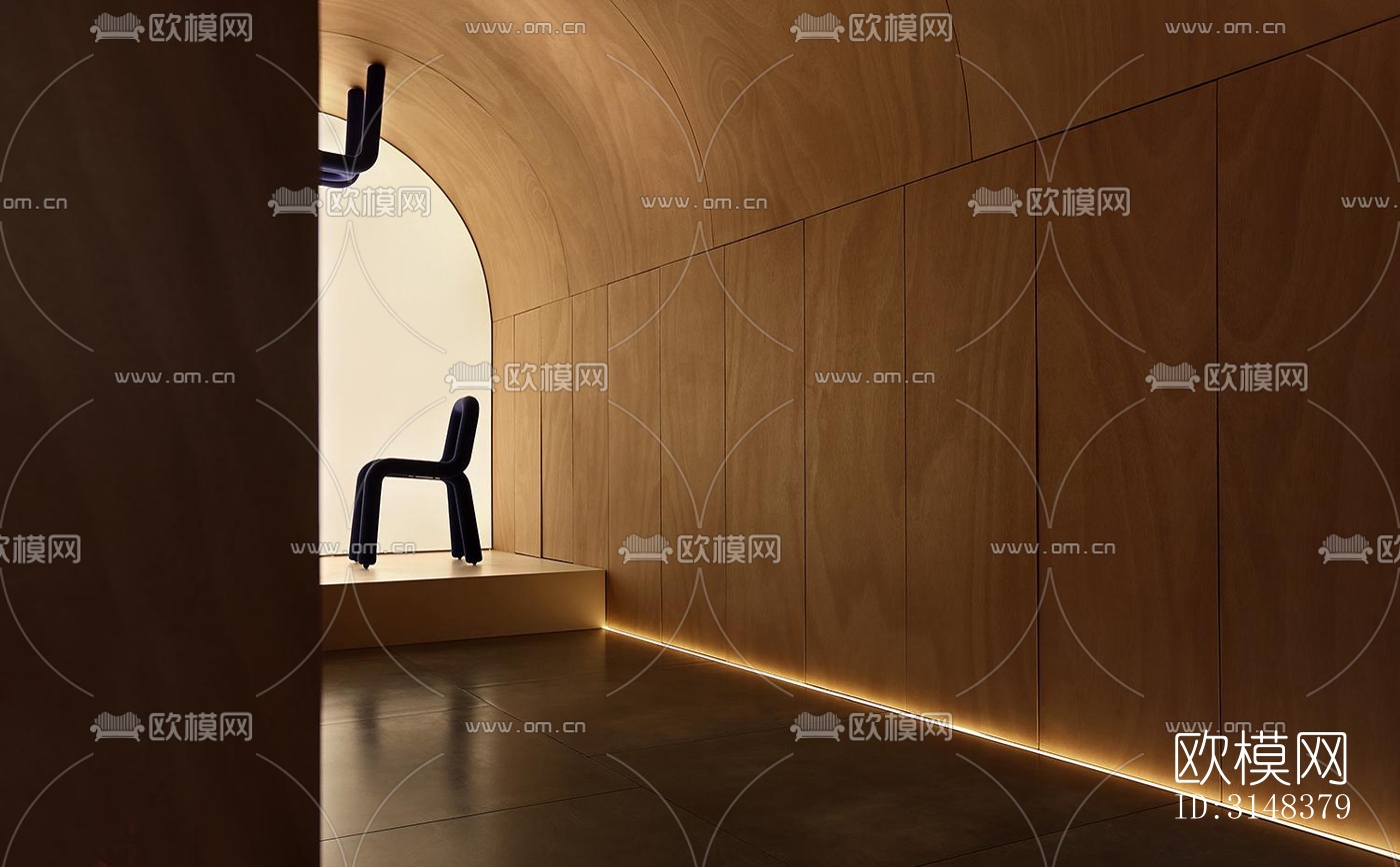 侘寂养生会所效果图下载（渲染图16）