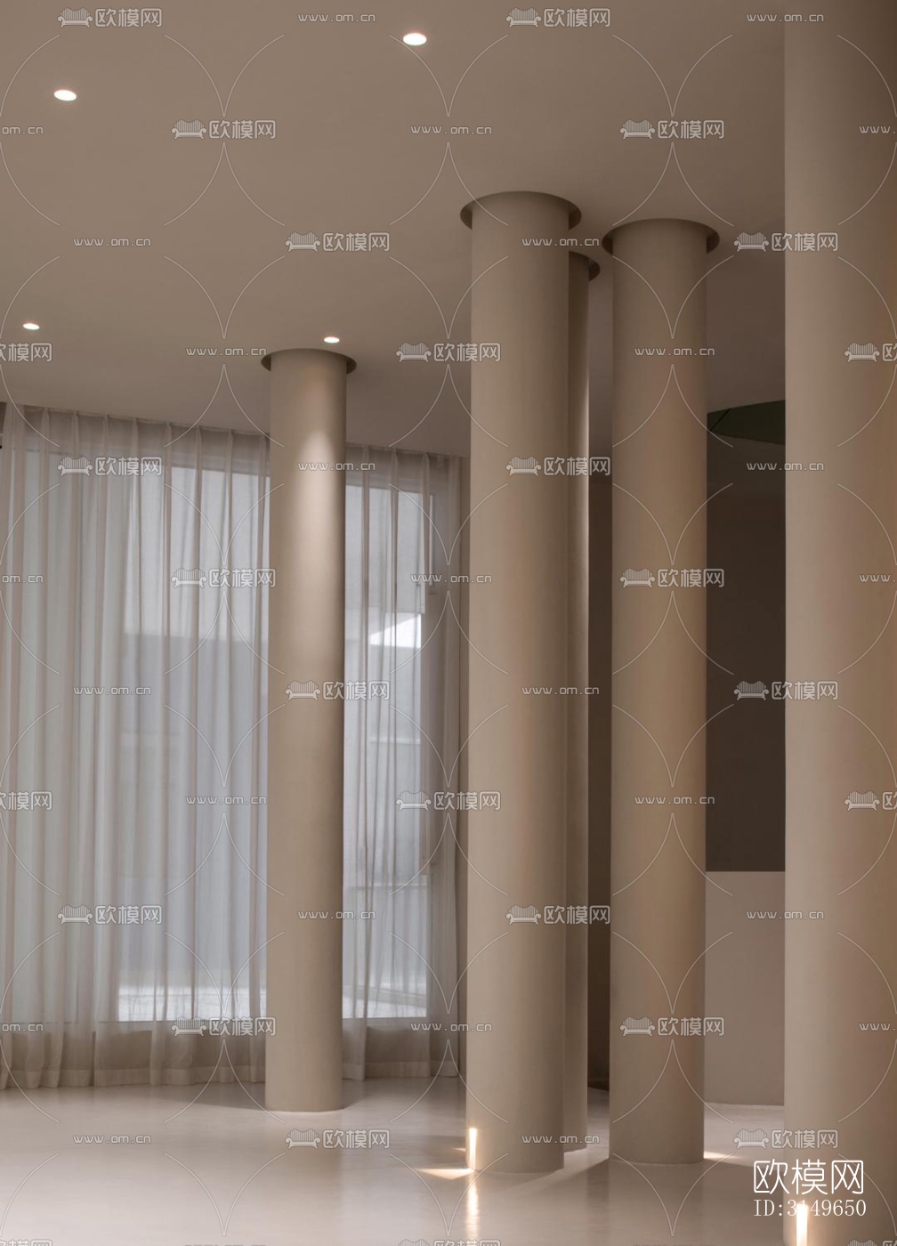 侘寂健身房效果图下载（渲染图7）