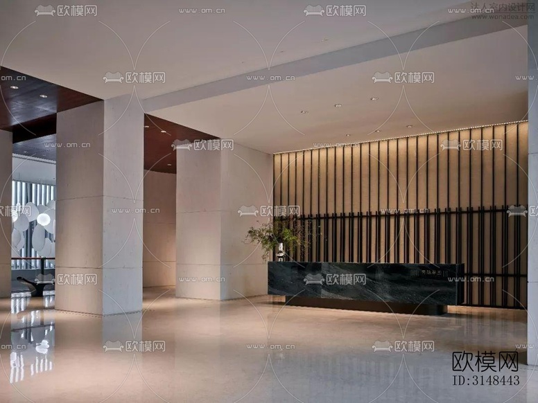 现代养生会所效果图下载(渲染图14)