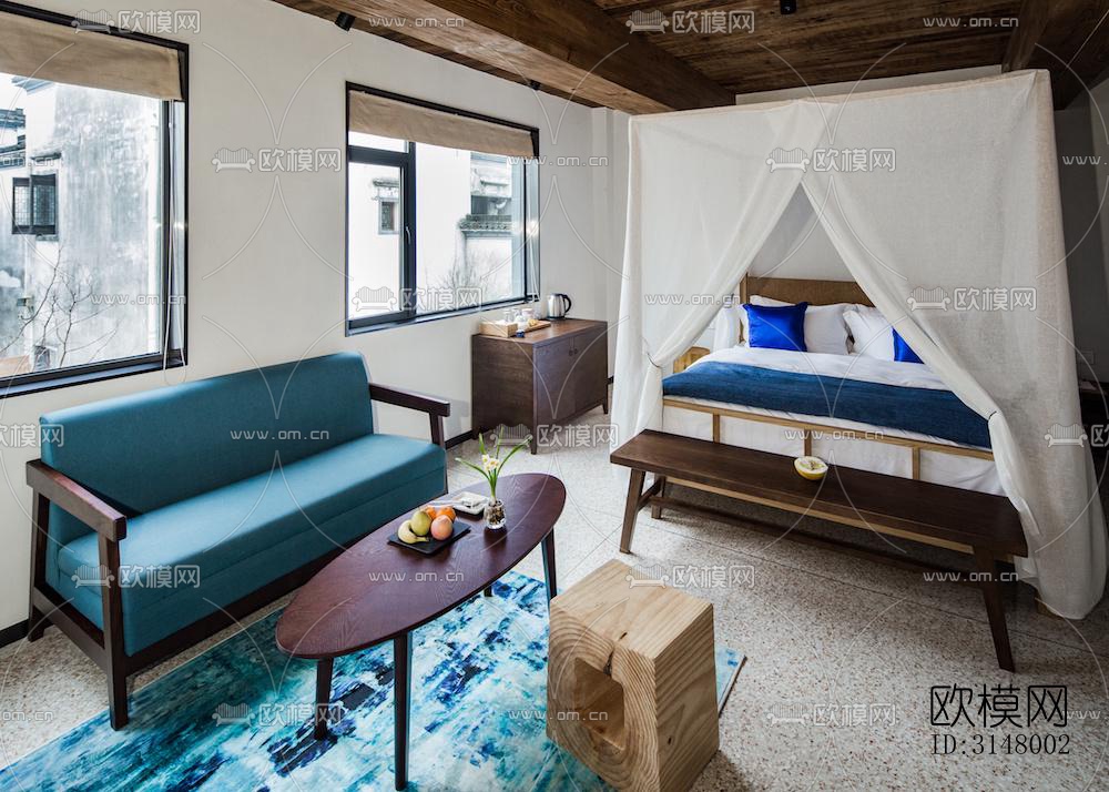 北欧酒店民宿效果图下载（渲染图4）