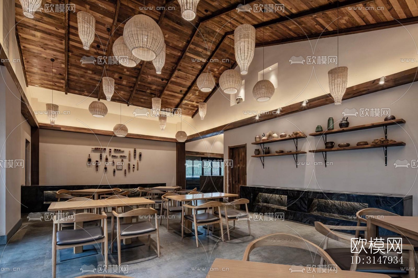 侘寂酒店民宿效果图下载（渲染图14）