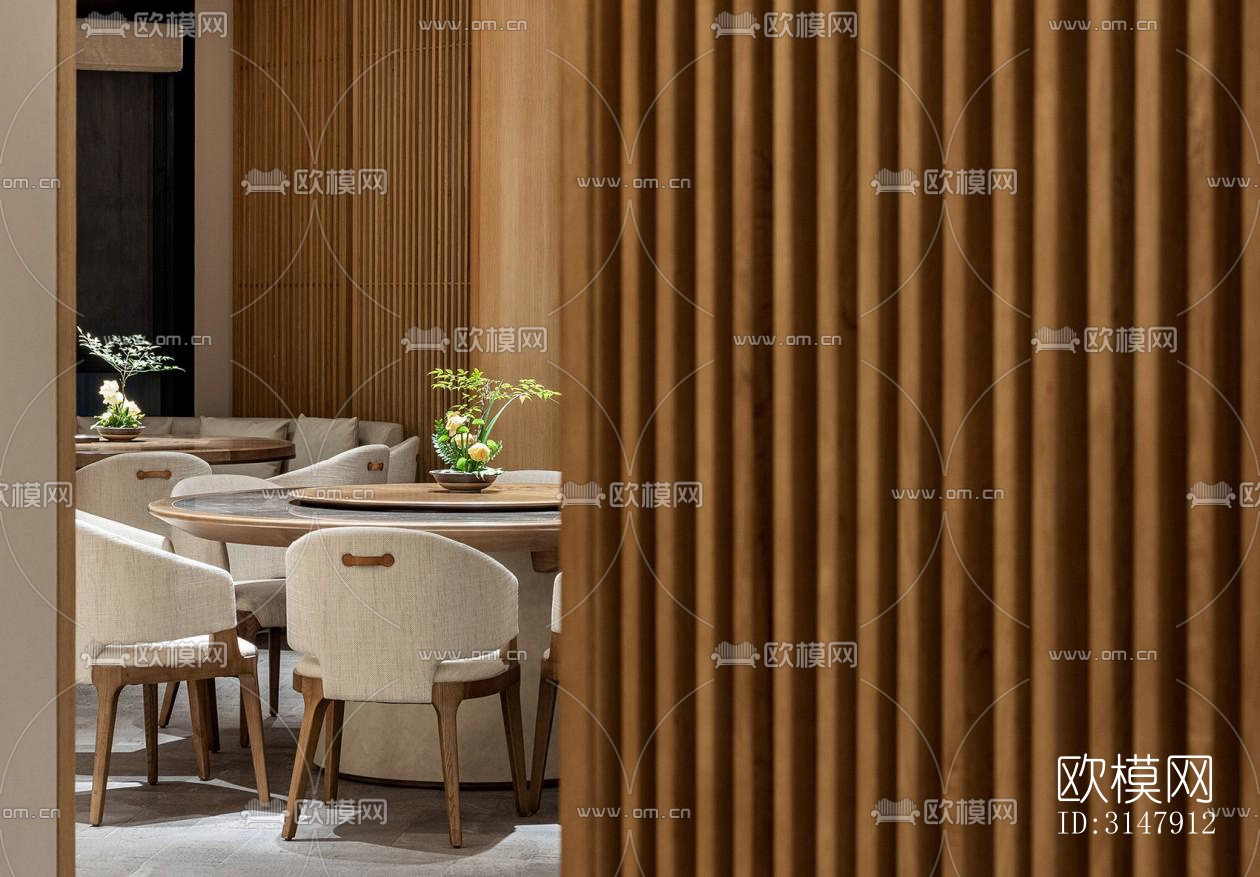 中式酒店民宿效果图下载（渲染图20）