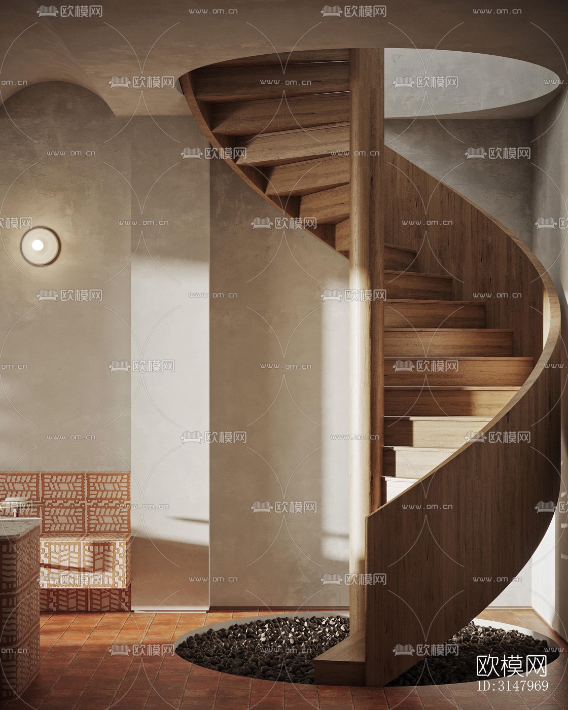 侘寂酒店民宿效果图下载（渲染图5）