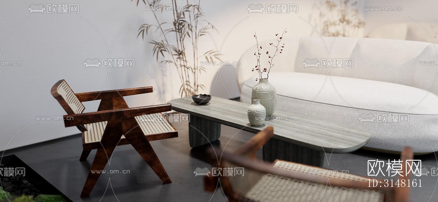 现代酒店民宿效果图下载（渲染图4）