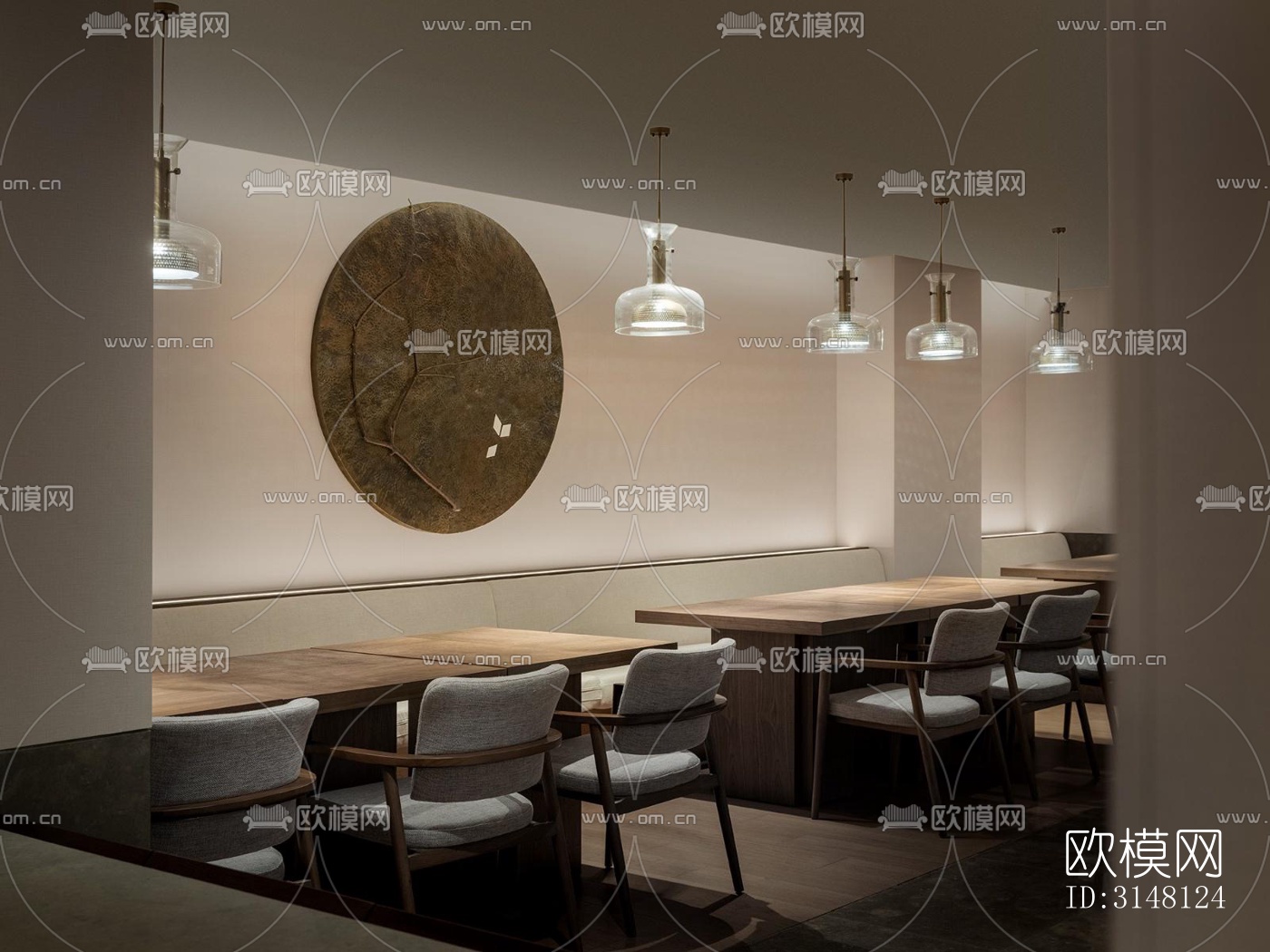 现代酒店民宿效果图下载（渲染图5）