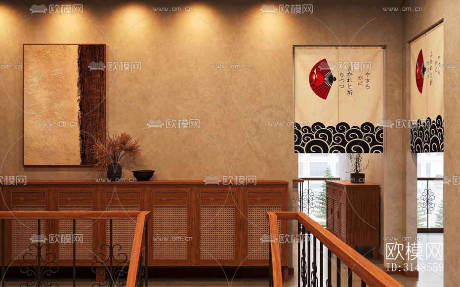 侘寂酒吧效果圖下載(渲染圖4)