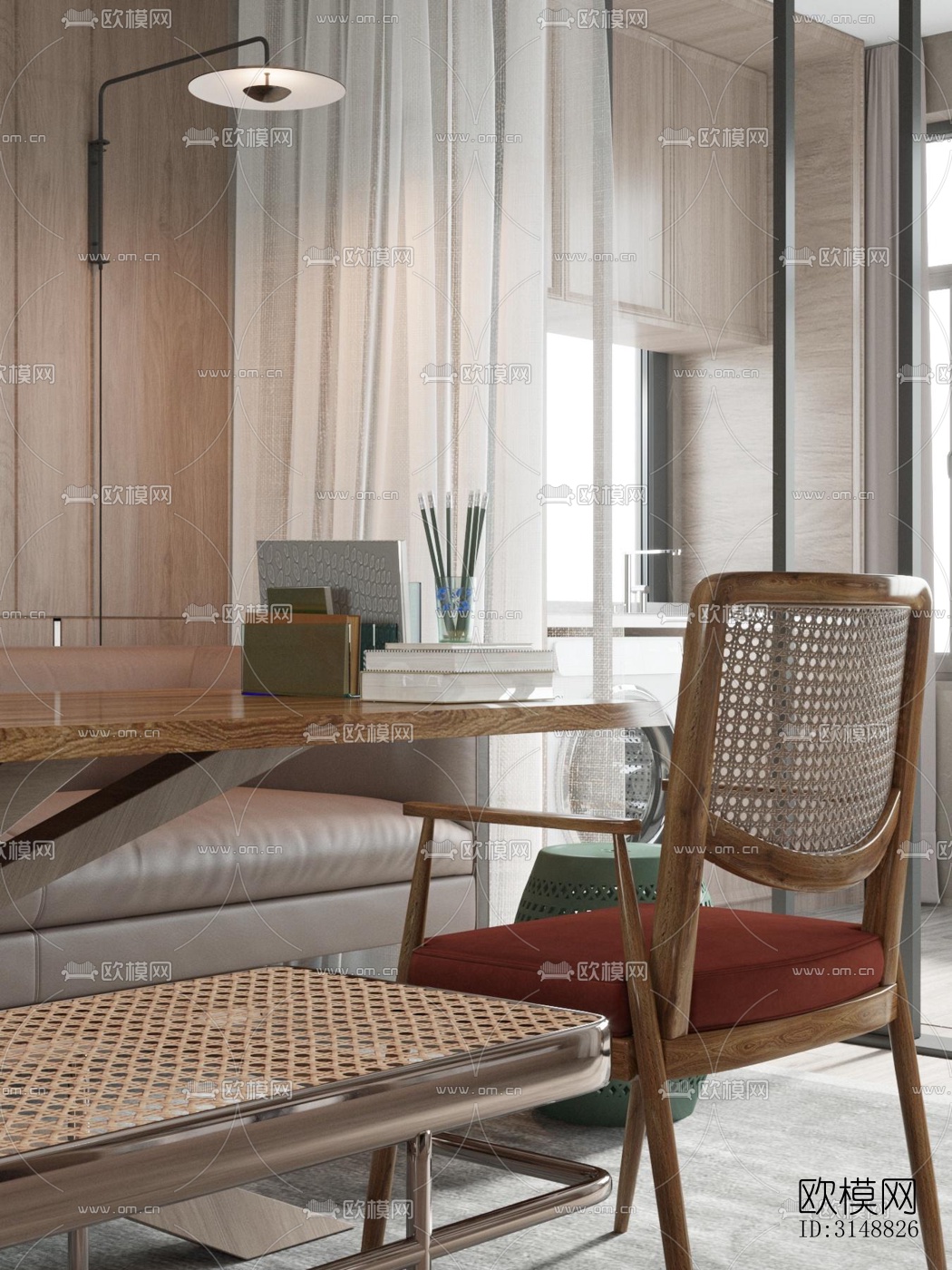 北欧平层效果图下载（渲染图10）