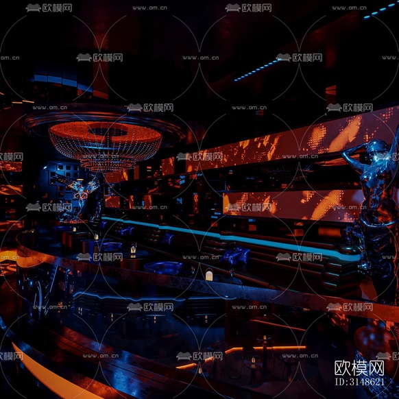 现代酒吧效果图下载(渲染图14)
