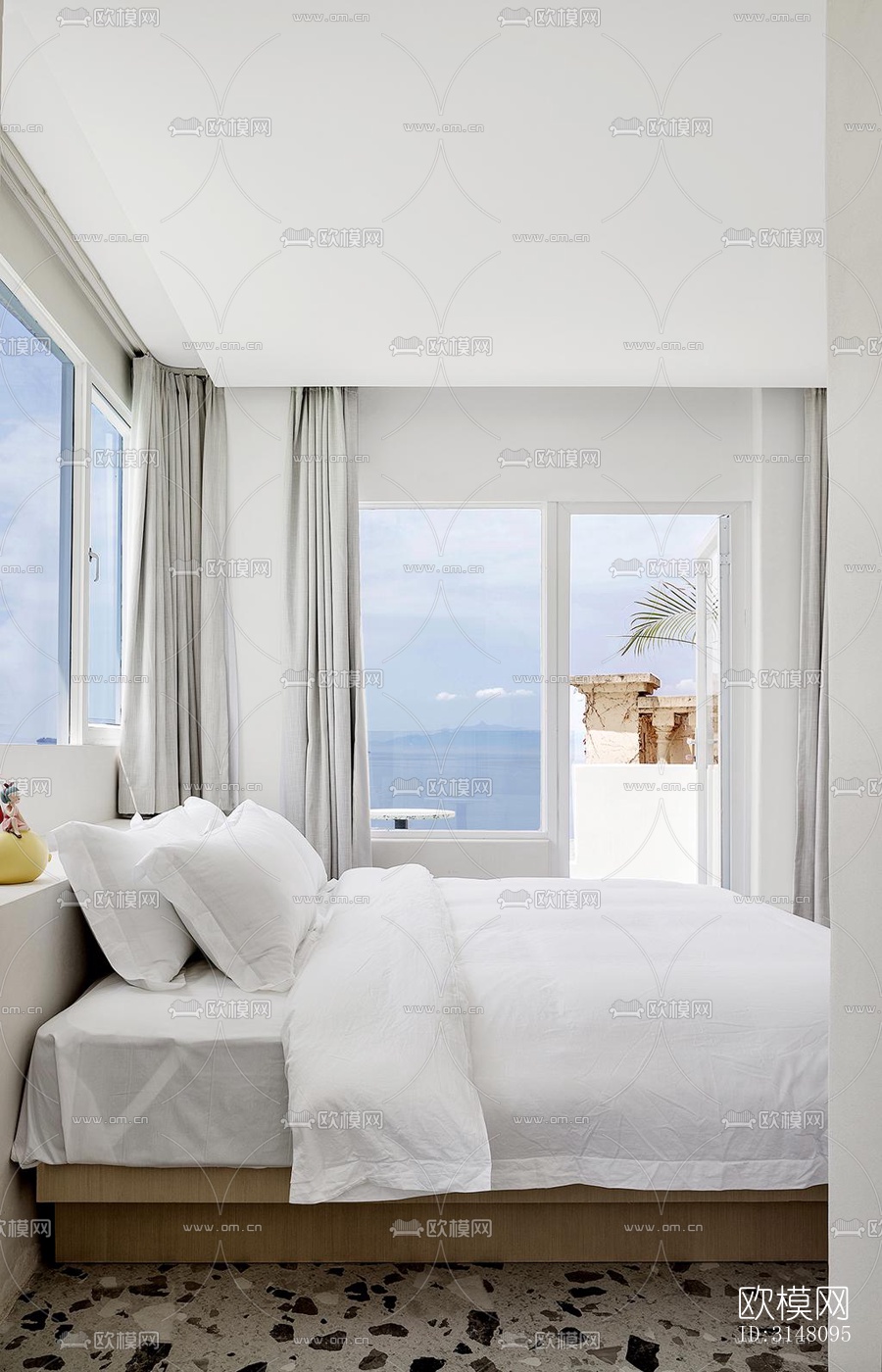 现代酒店民宿效果图下载（渲染图12）