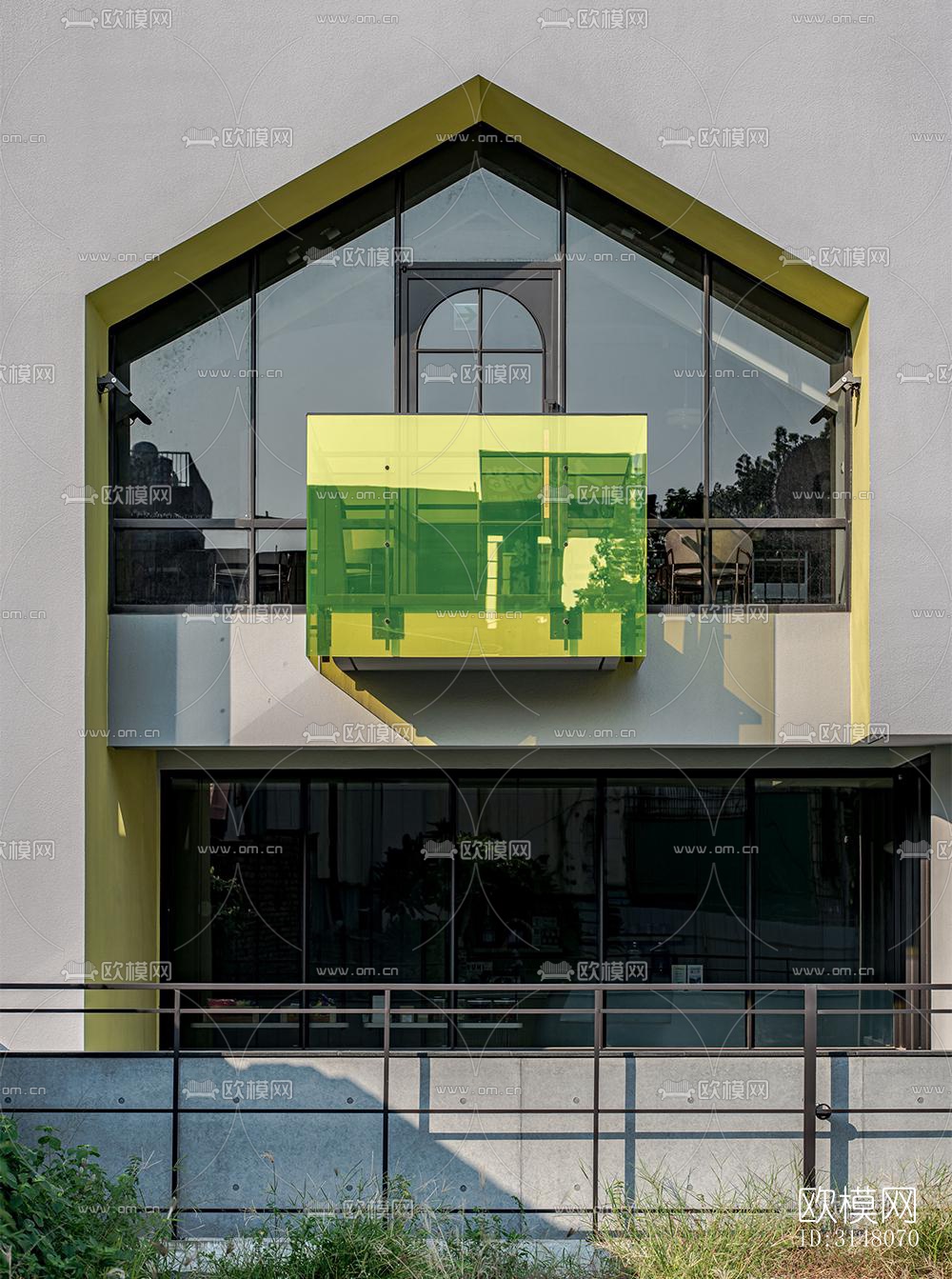 现代酒店民宿效果图下载（渲染图19）