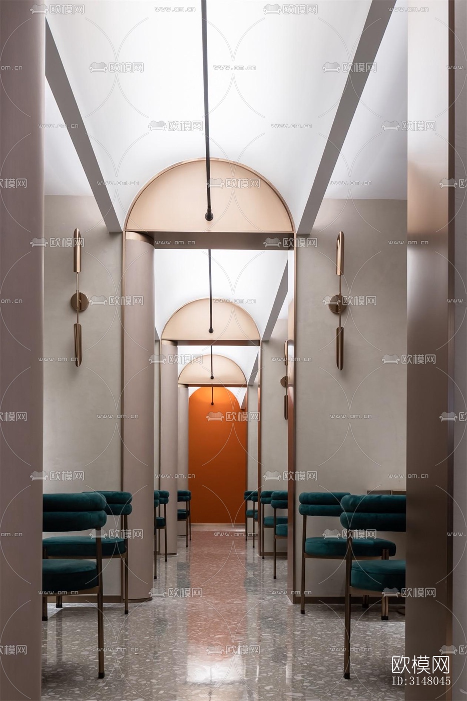 现代酒店民宿效果图下载（渲染图4）