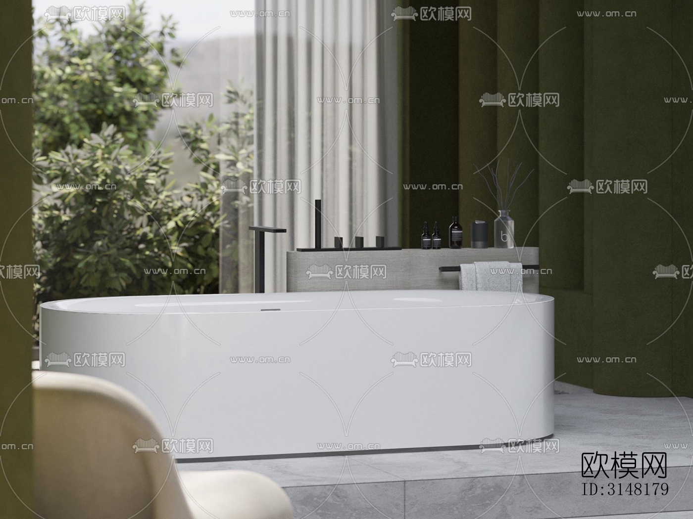 现代酒店民宿效果图下载（渲染图8）