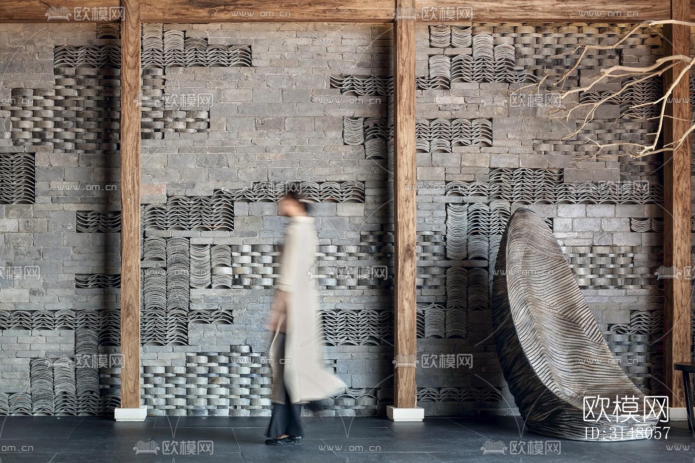 现代酒店民宿效果图下载（渲染图14）