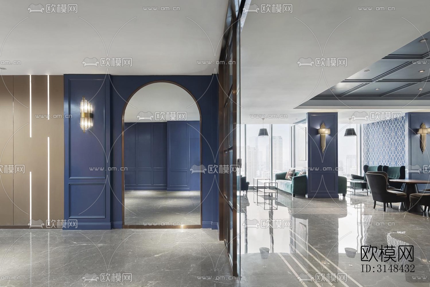 欧式养生会所效果图下载（渲染图20）